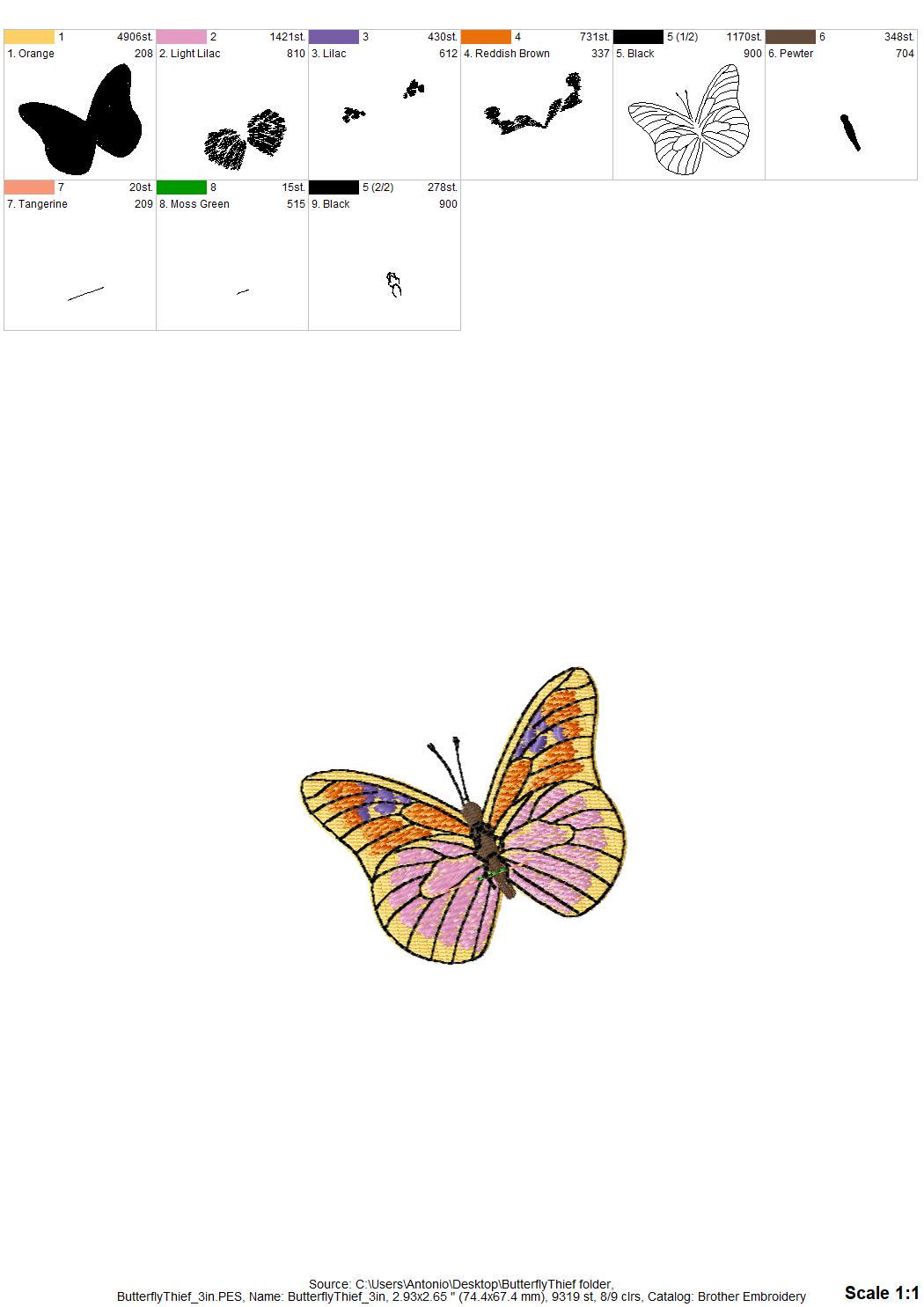 Flying Butterfly Thief