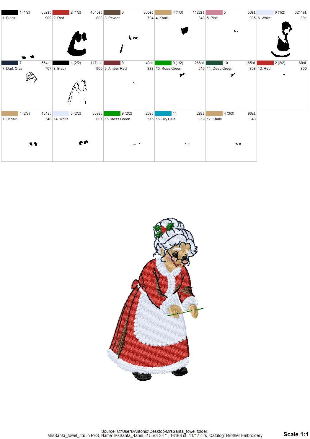 Mrs Claus Santa Christmas Thief