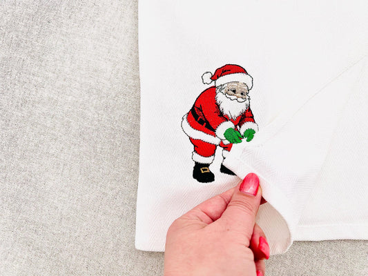Playing Christmas Santa
