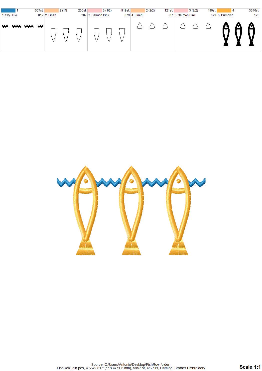 Fish in a Row