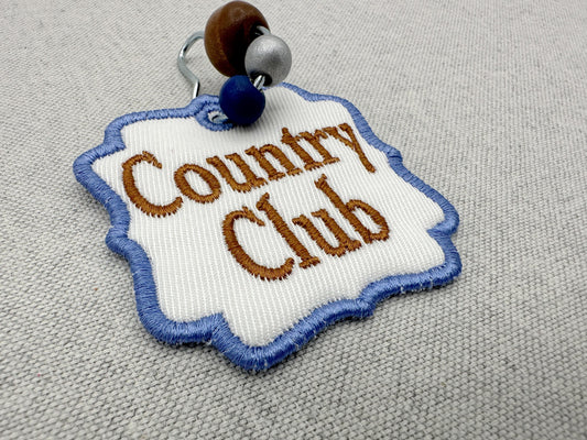 Country Club Bag Tag Charm Set