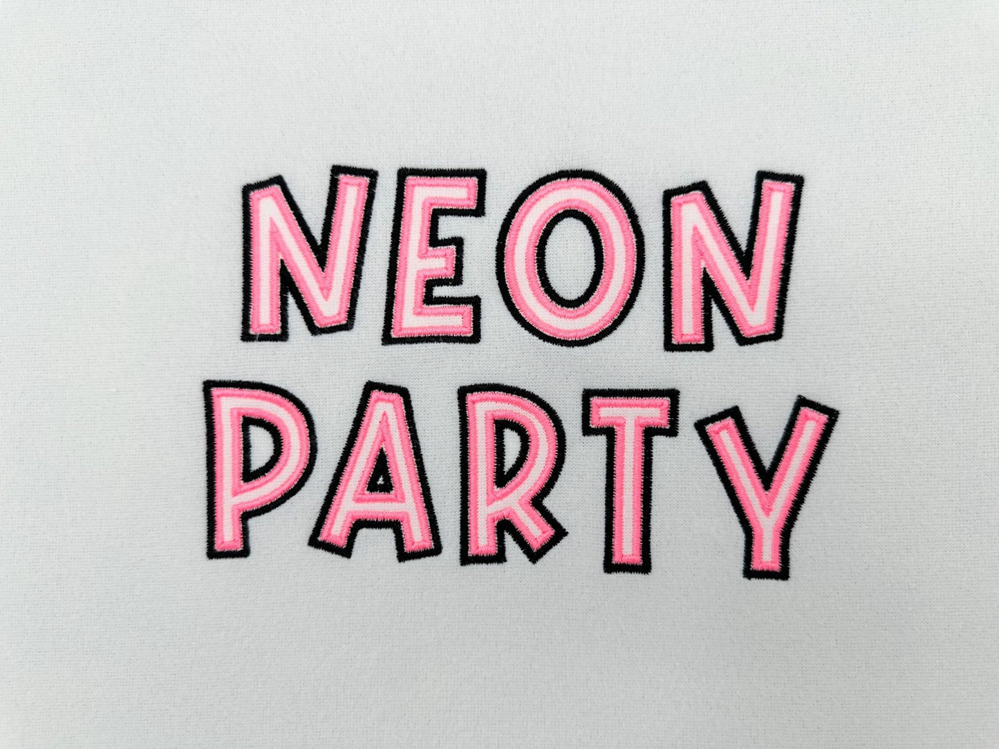 Neon Party Font 2 Outlines