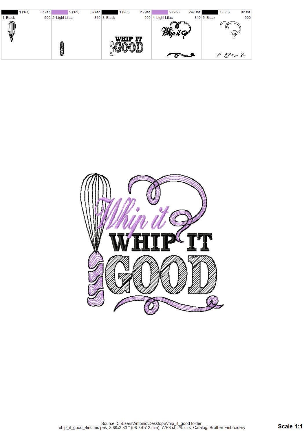 Whip It Good Saying
