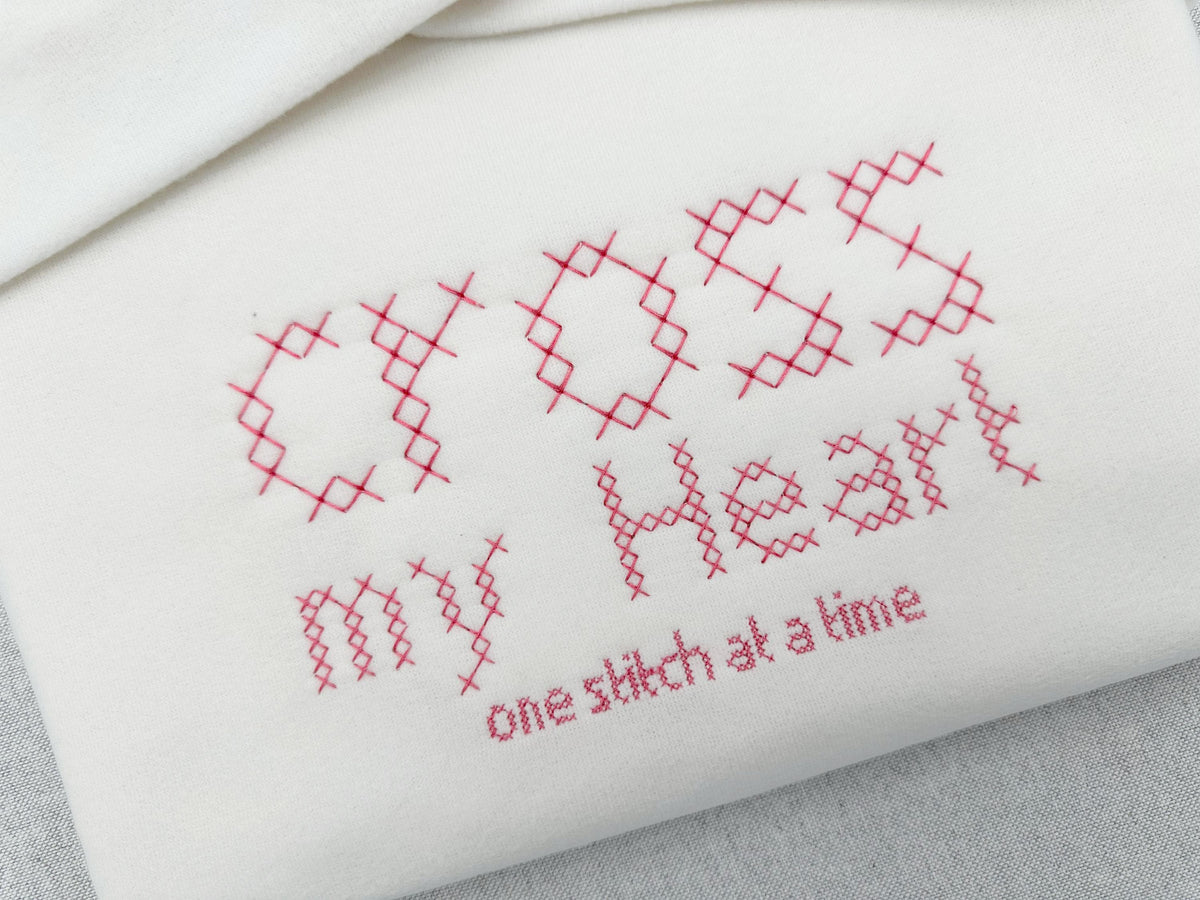 Cross Stitch Font Cozy