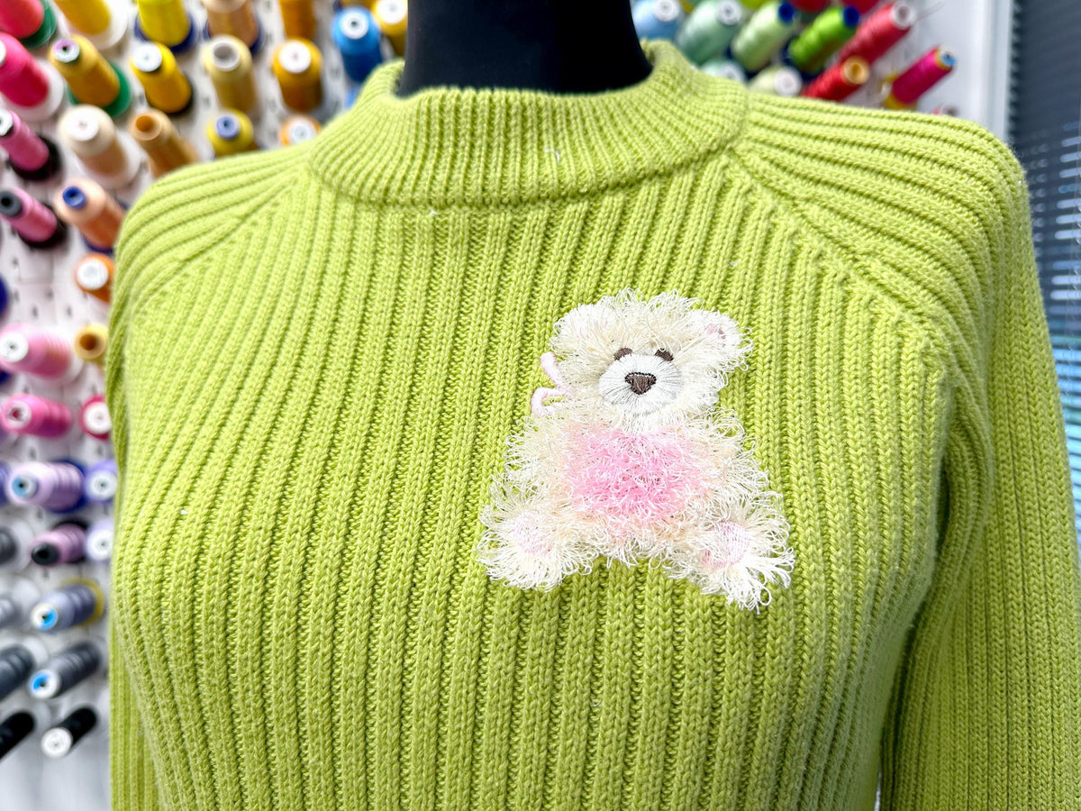 Cute Fringed Teddy Bear
