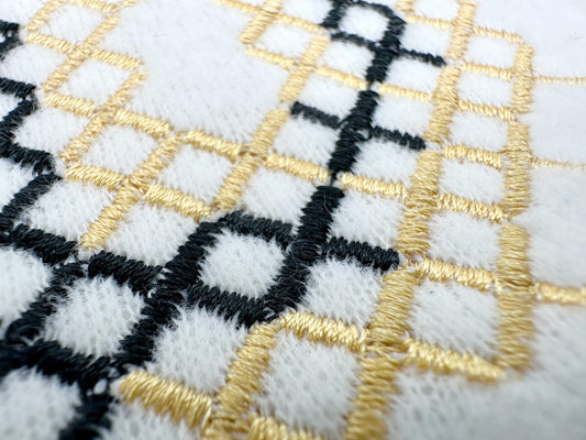Chunky Cross Stitch Greek Font