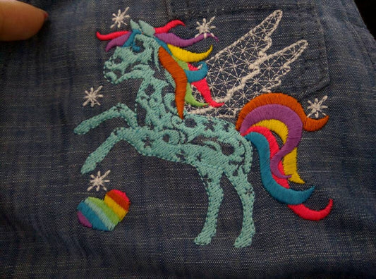 Rainbow Unicorn Pegasus – Instant Download | Artapli