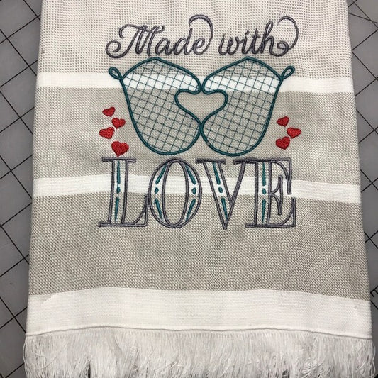 Made with Love Kitchen Saying
