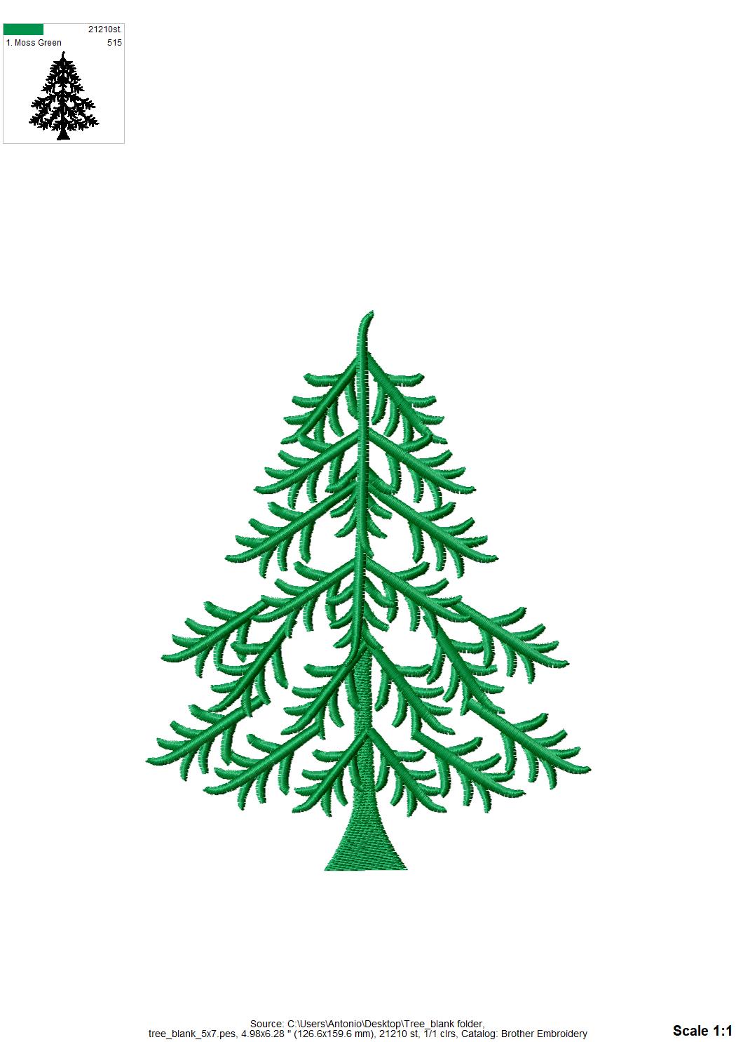 Christmas Tree Blank