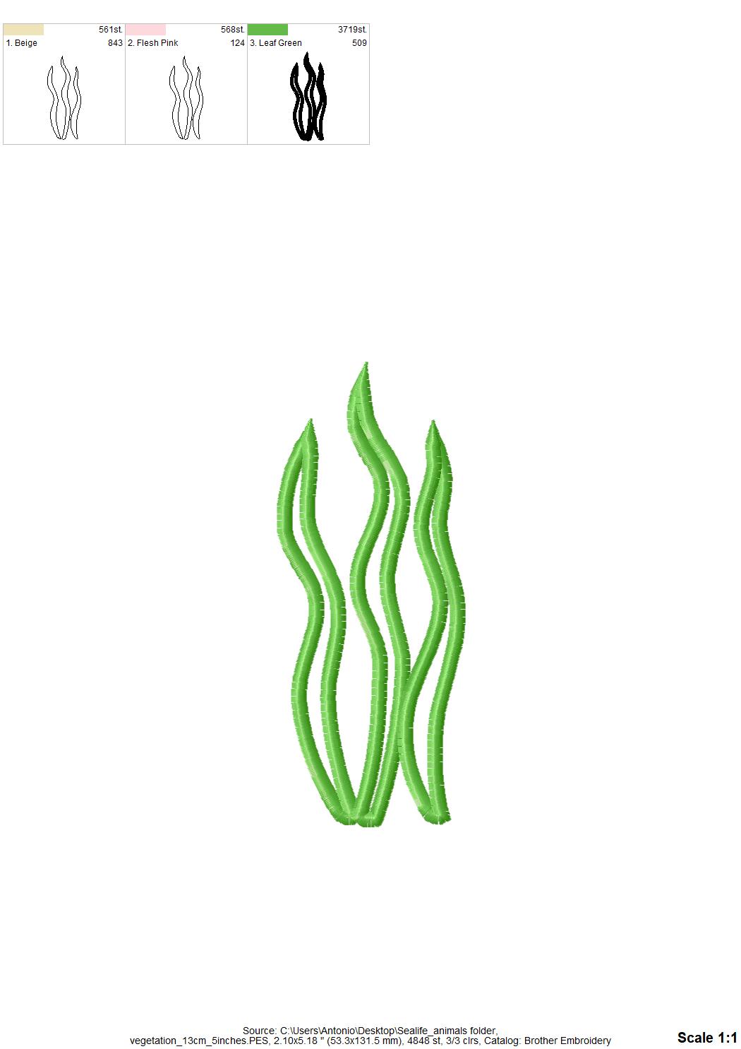 Sea Life Big Set Applique