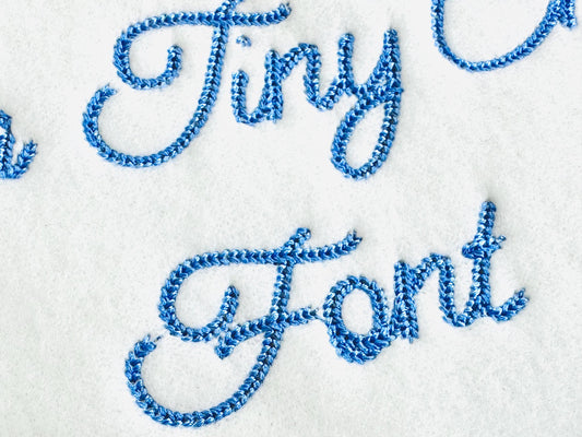 Tiny Chain Font Chain Embroidery Design