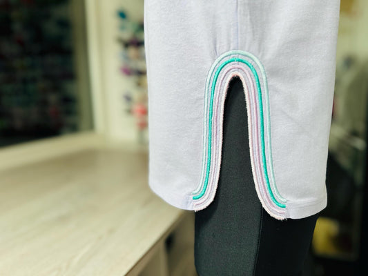 Groovy Wave Split Side Seam In-the-Hoop Embroidery Design