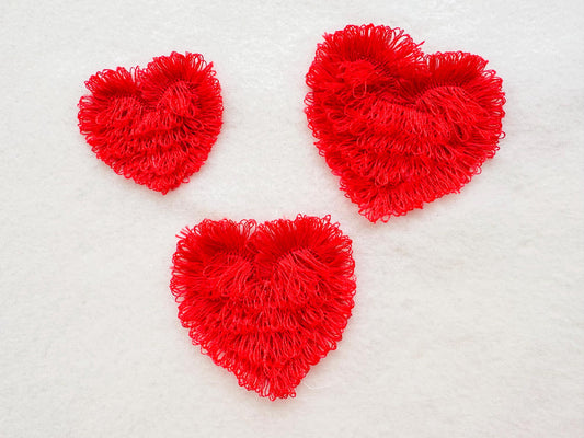 Best Fringed Heart Appliqué Embroidery Design
