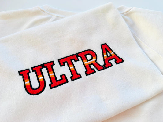 Unique Fill Stitch Striped Varsity Font In-the-Hoop Embroidery Design