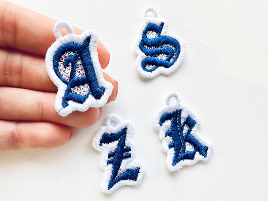 Old English Lace Font In-the-Hoop Embroidery Design