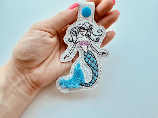 Mermaid Fringe Embroidery Design