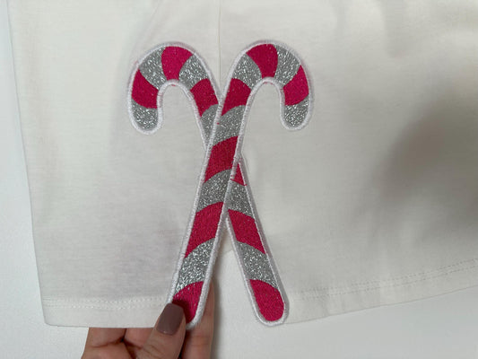 Christmas Candy Applique Embroidery Design