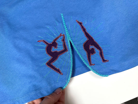 Gymnast Dancer Split Side Seam In-the-Hoop Embroidery Design