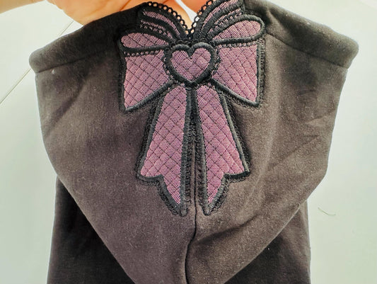 Coquette Lace Butterfly Applique Embroidery Design