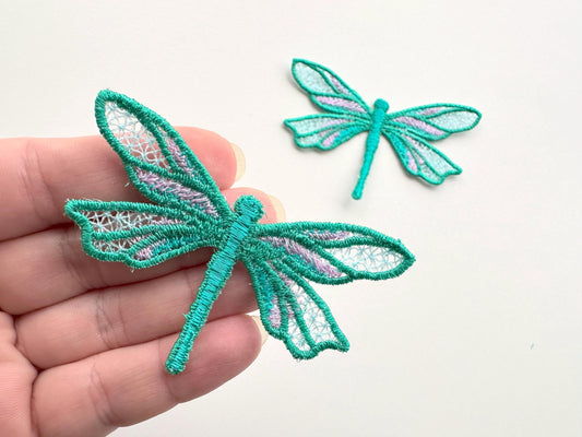 Dragonfly Freestanding Lace Embroidery Design