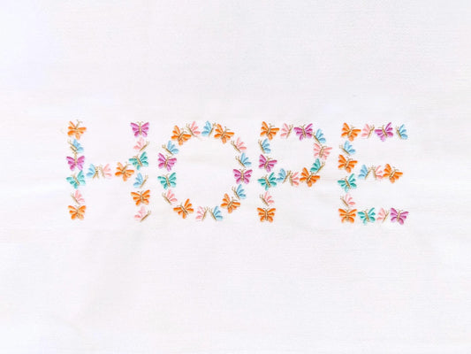 Butterfly Font In-the-Hoop Embroidery Design