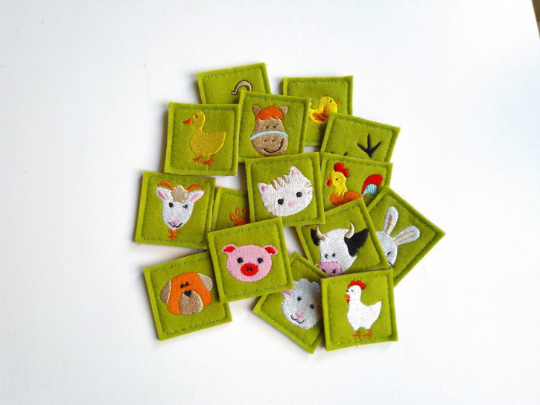 Farm memory game