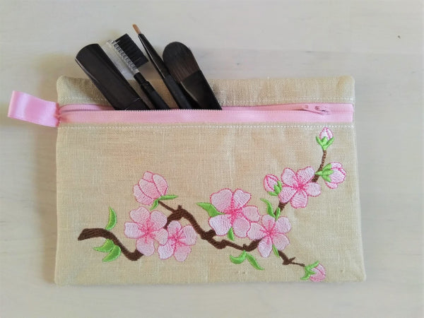 Cherry Blossom ZIPPED BAG