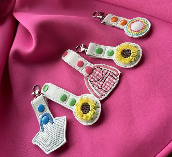 Apple Airtag Key Pocket Instructions – With and Without Fringe – ITH Machine Embroidery Tutorial