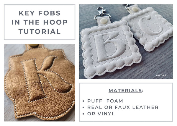 Puffy key fobs