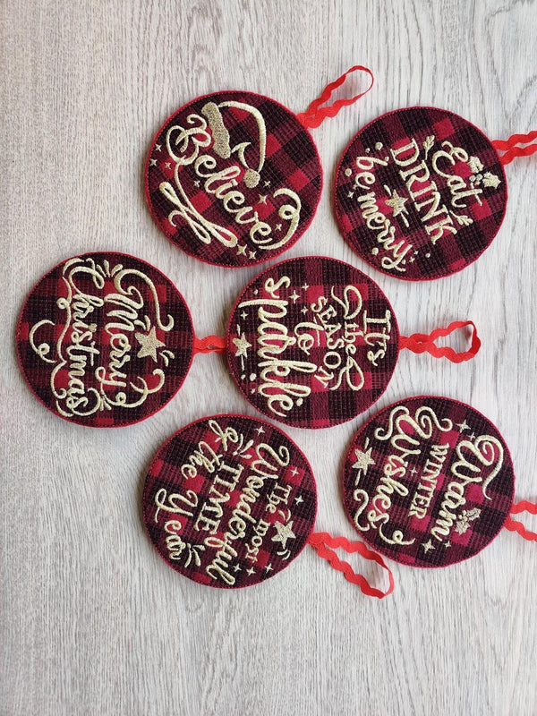Felt Christmas Ornaments Tutorial