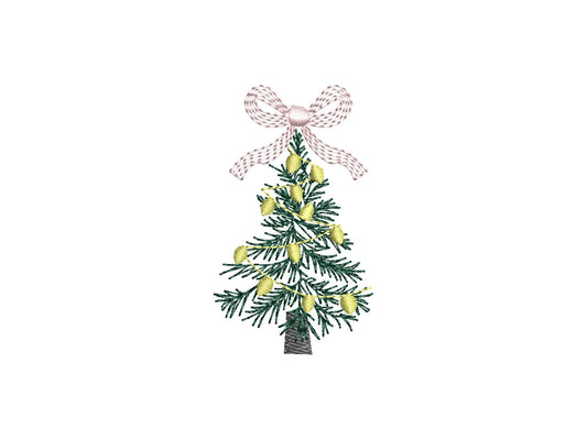 Mini Tiny Wee Christmas Tree In-the-Hoop Embroidery Design