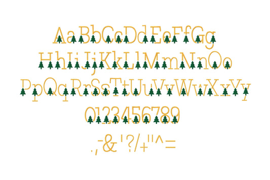 Christmas Tree In-the-Hoop Embroidery Design