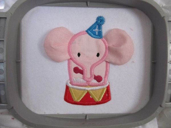 Elephant Appliqué Embroidery