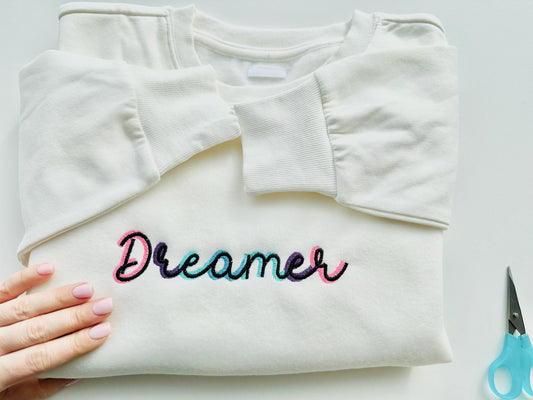 Handwritten Script Shadow Font Standard Embroidery Design