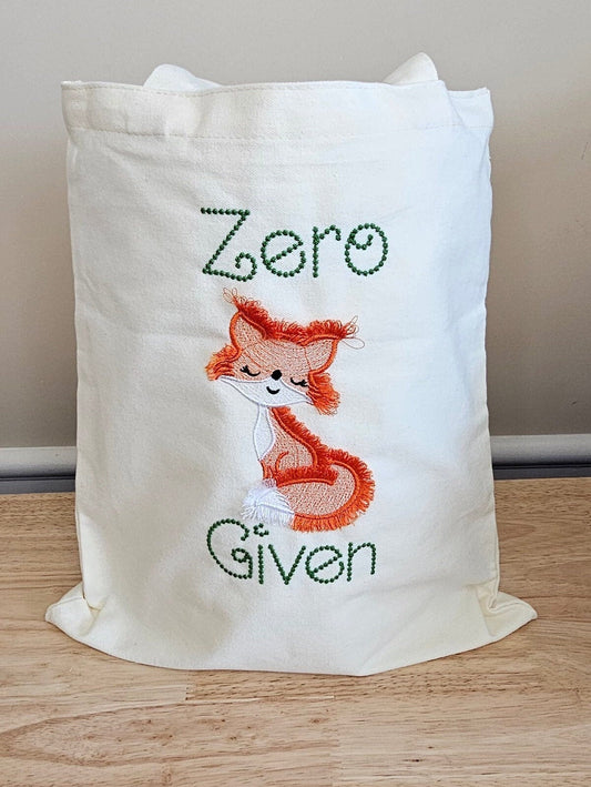 Fringed Fox Chenille Embroidery Design