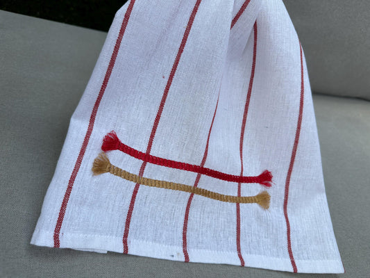 Fringed Tassel Rope Stitch Chenille Embroidery Design