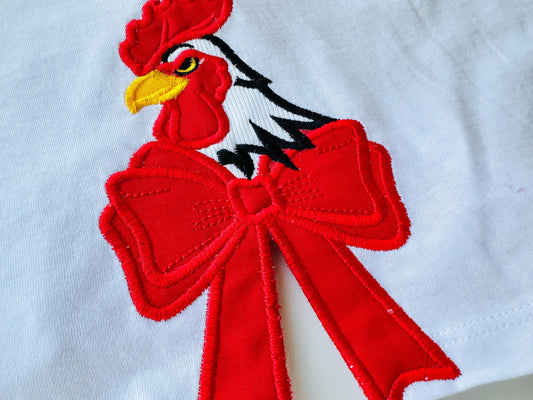 Farm Rooster Appliqué Embroidery Design
