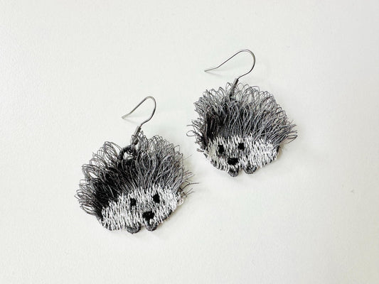 Fringed Hedgehog Fringe Embroidery Design