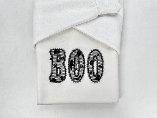 Lace Edge Halloween Lace Embroidery Design