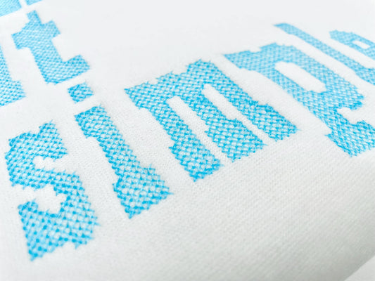 Cross Stitch Bold Font Standard Embroidery Design