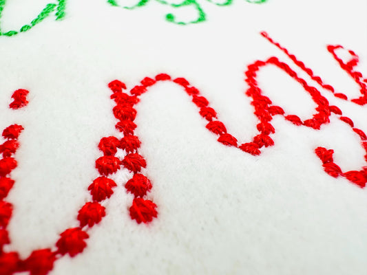 Petit Pearl Font Standard Embroidery Design