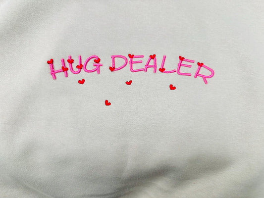 Hearts Satin Embroidery Design