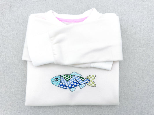 Patchwork Fish Standard Embroidery Design