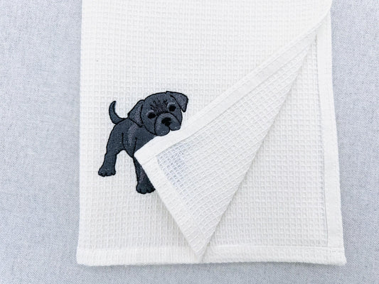 Playing Cane Corso Puppy In-the-Hoop Embroidery Design