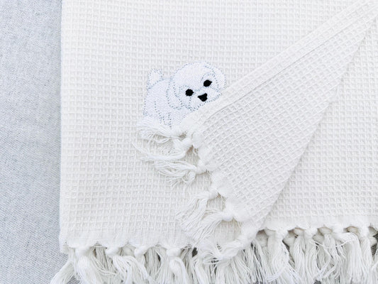 Bichon Frise Puppy In-the-Hoop Embroidery Design