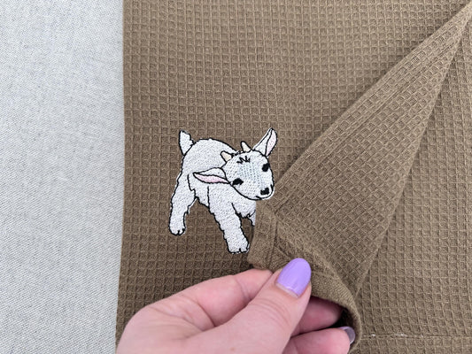 Playing Little Baby Goat In-the-Hoop Embroidery Design