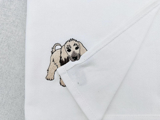 Afghan Hound Puppy In-the-Hoop Embroidery Design