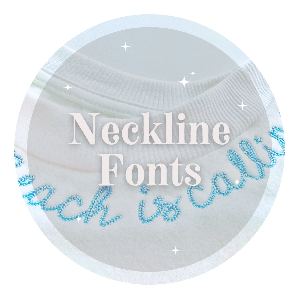 Neckline Fonts