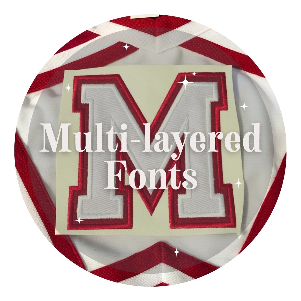 Multi-layered Fonts