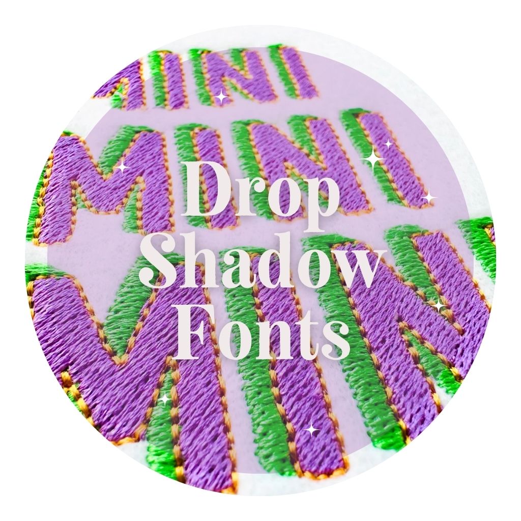 Drop Shadow Fonts